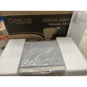 Micca M-CS Dual 5.25 Inch 2-Way MTM in-Wall Speaker with Pivoting 1" Silk Dome